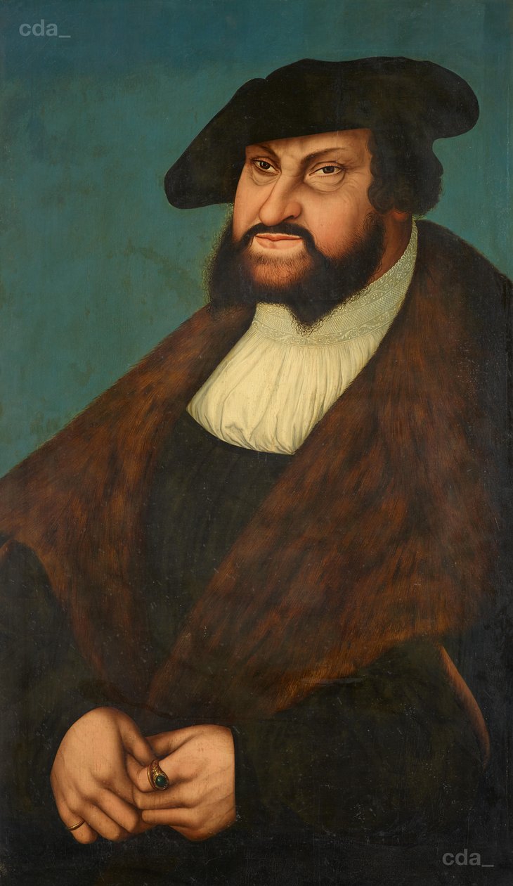 Johann de Standvastige door Lucas Cranach the Elder