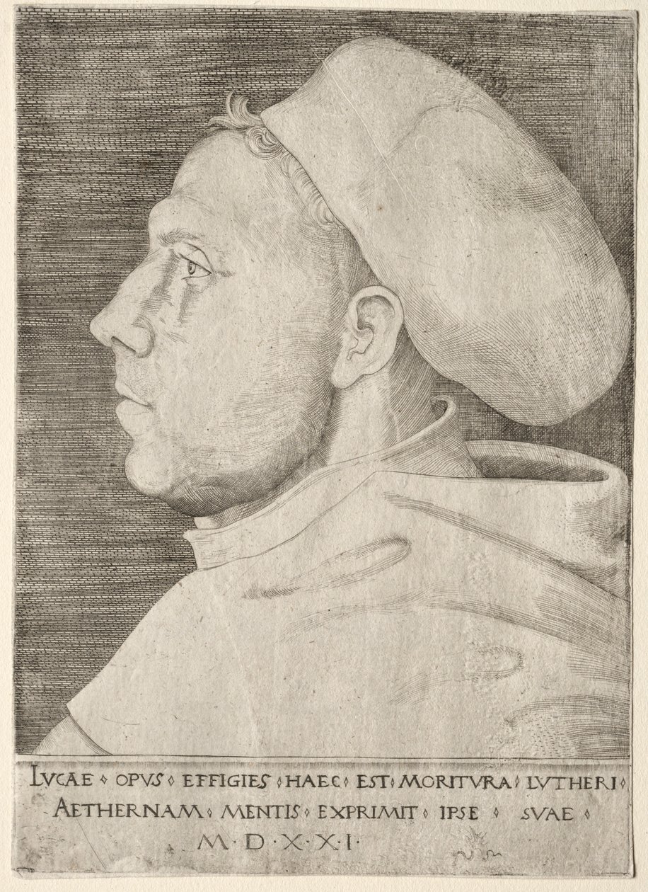 Maarten Luther door Lucas Cranach the Elder