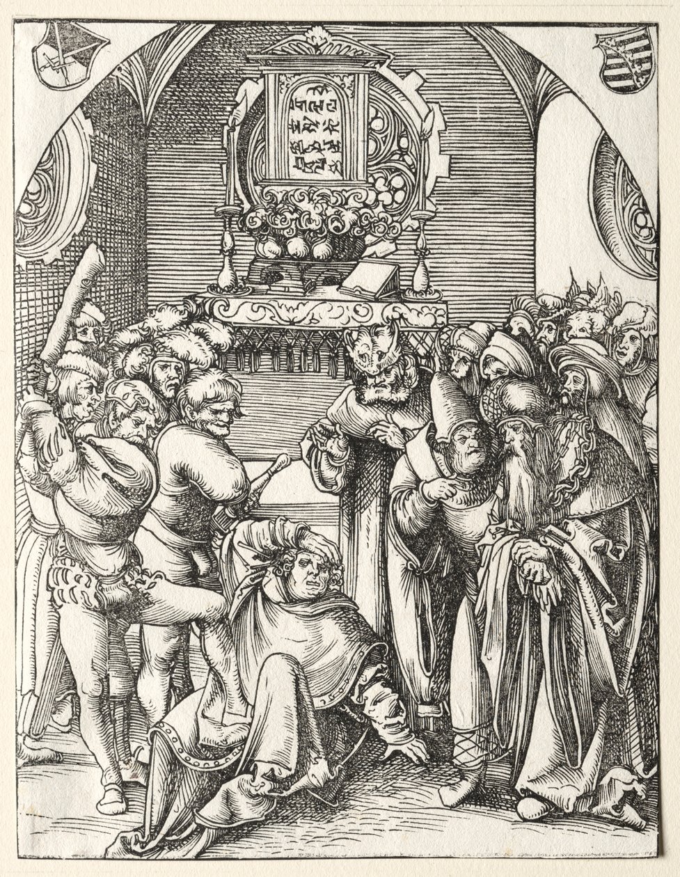 Martelaarschap van St. Judas Thaddeus door Lucas Cranach the Elder