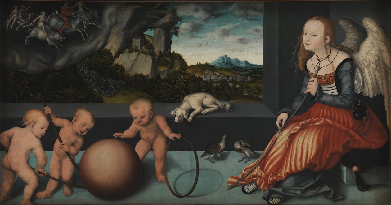 Melancholie door Lucas Cranach the Elder