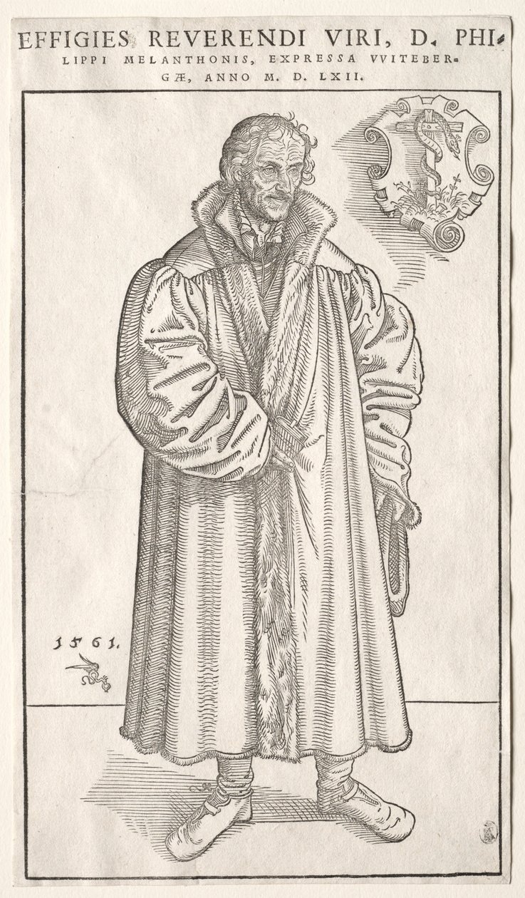 Philipp Melanchthon door Lucas Cranach the Elder