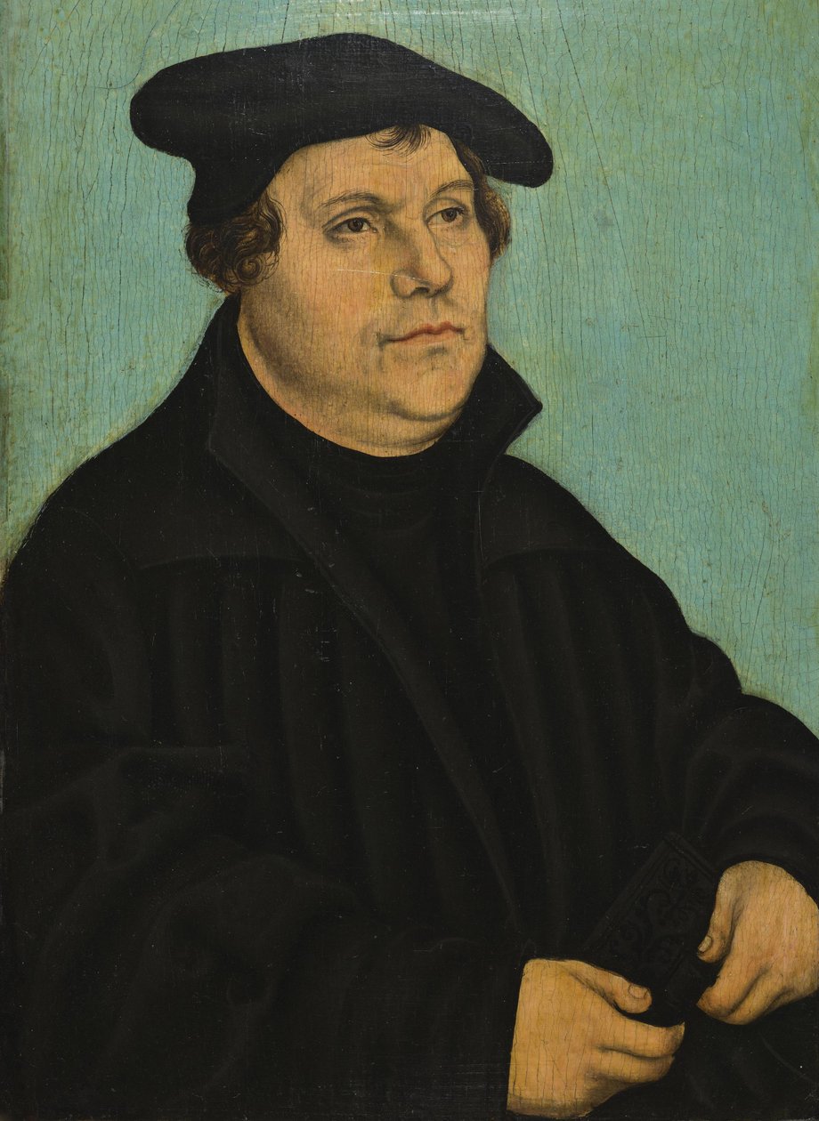 Portret van Luther door Lucas Cranach the Elder