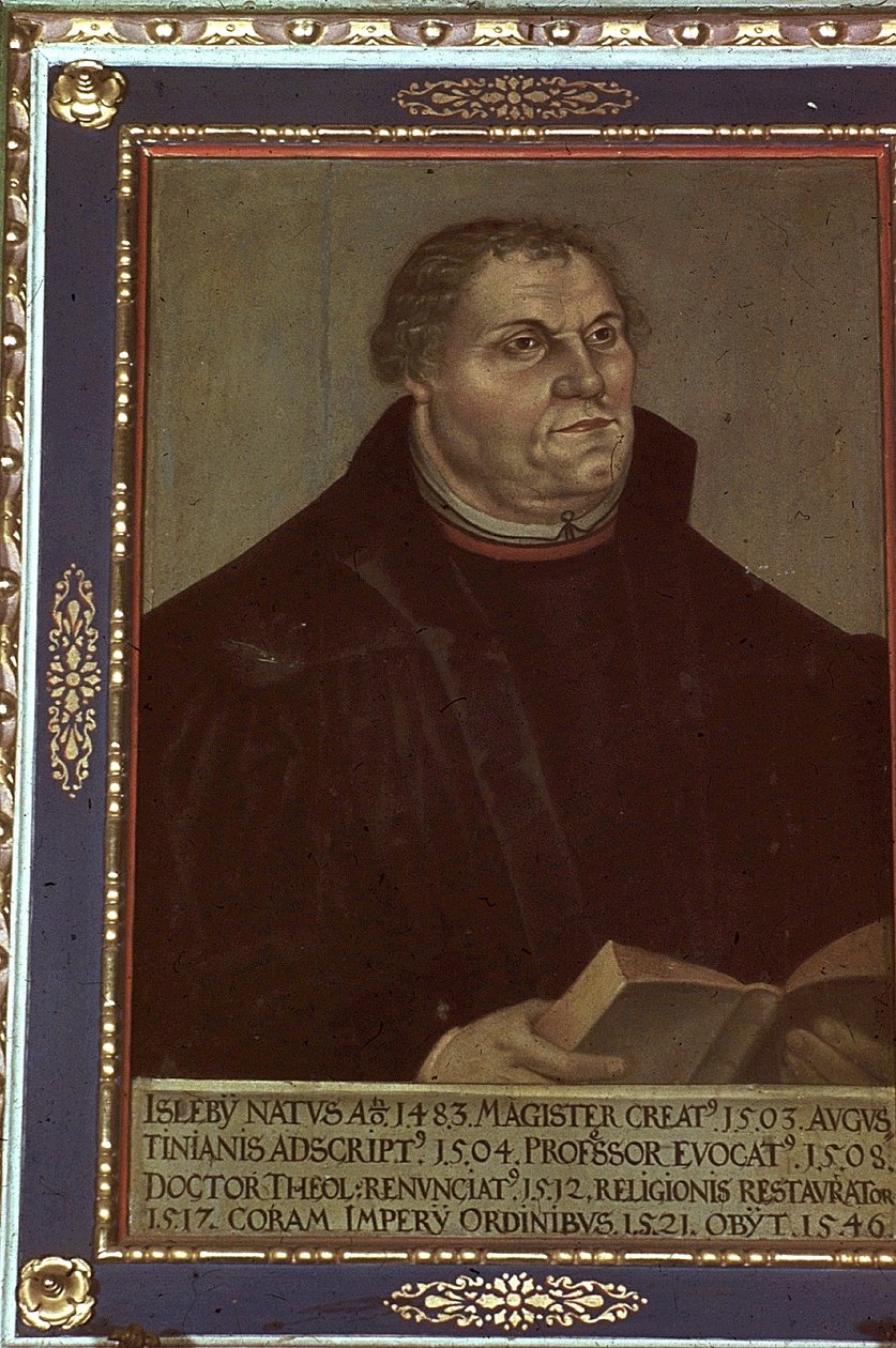 Portret van Martin Luther door Lucas Cranach the Elder