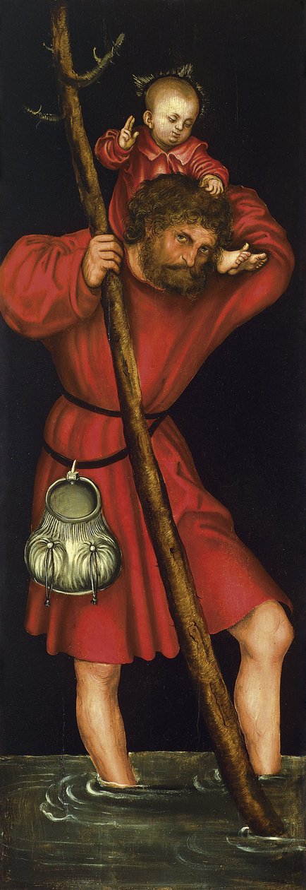 Sint Christoffel, ca. 1514 door Lucas Cranach the Elder
