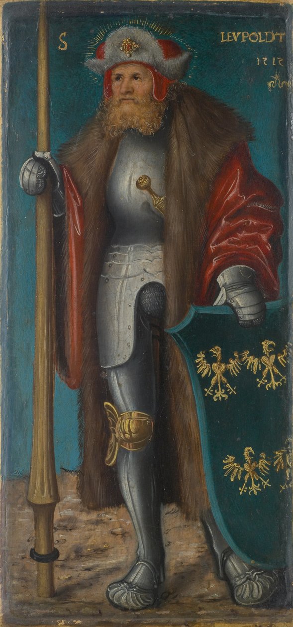 Sint Leopold door Lucas Cranach the Elder
