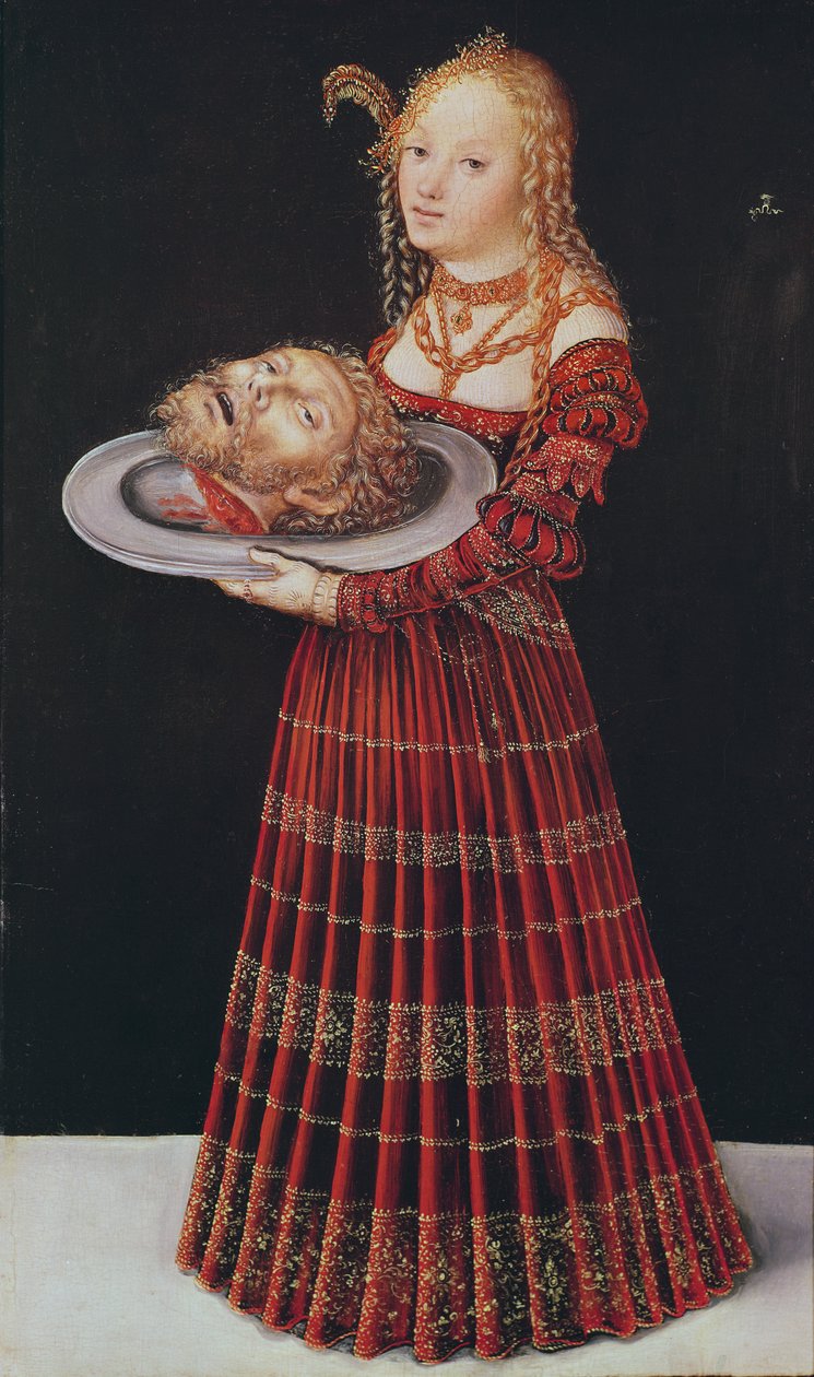 Salomé door Lucas Cranach the Elder