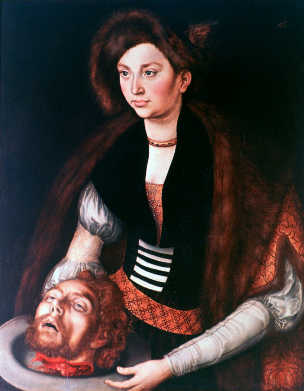 Salome door Lucas Cranach the Elder