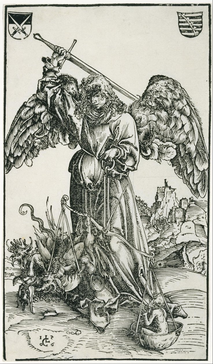St. Michael door Lucas Cranach the Elder