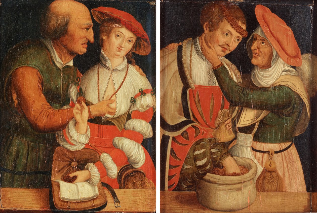De Ongelijke Koppels door Lucas Cranach the Elder