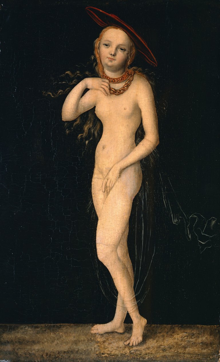 Venus door Lucas Cranach the Elder