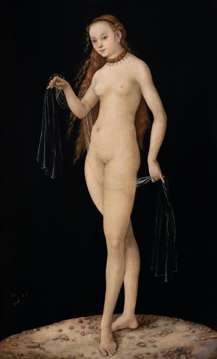 Venus door Lucas Cranach the Elder