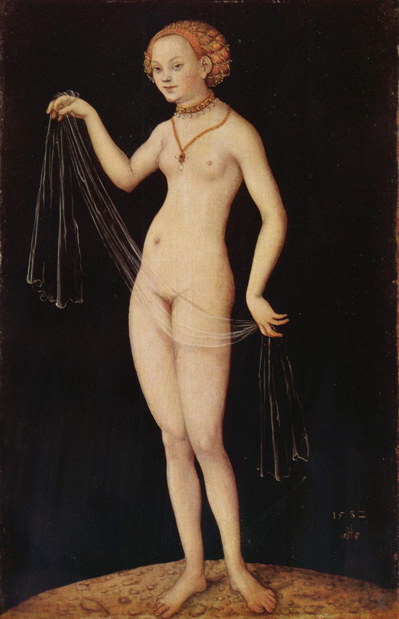Venus door Lucas Cranach the Elder