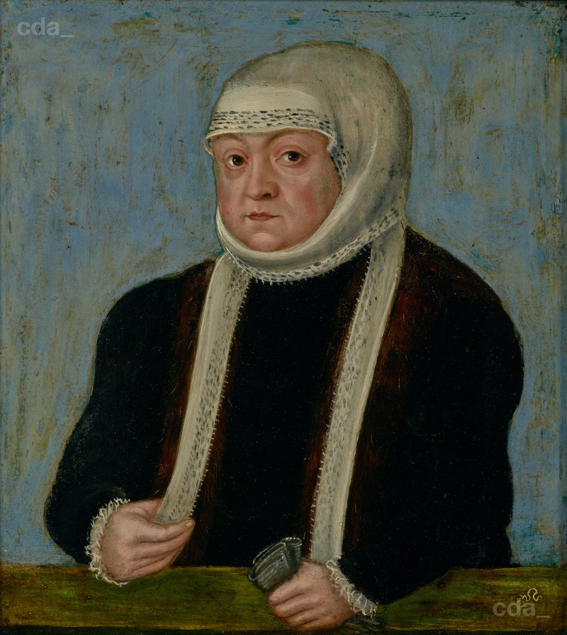 Bona Sforza door Lucas Cranach the Younger