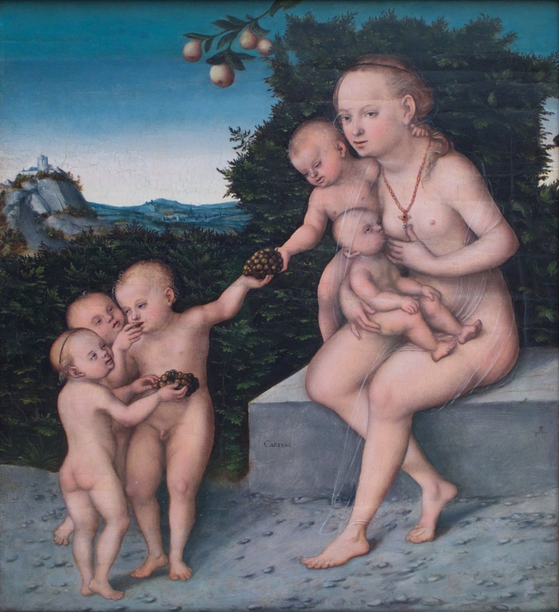 Duits: Caritas Charity door Lucas Cranach the Younger