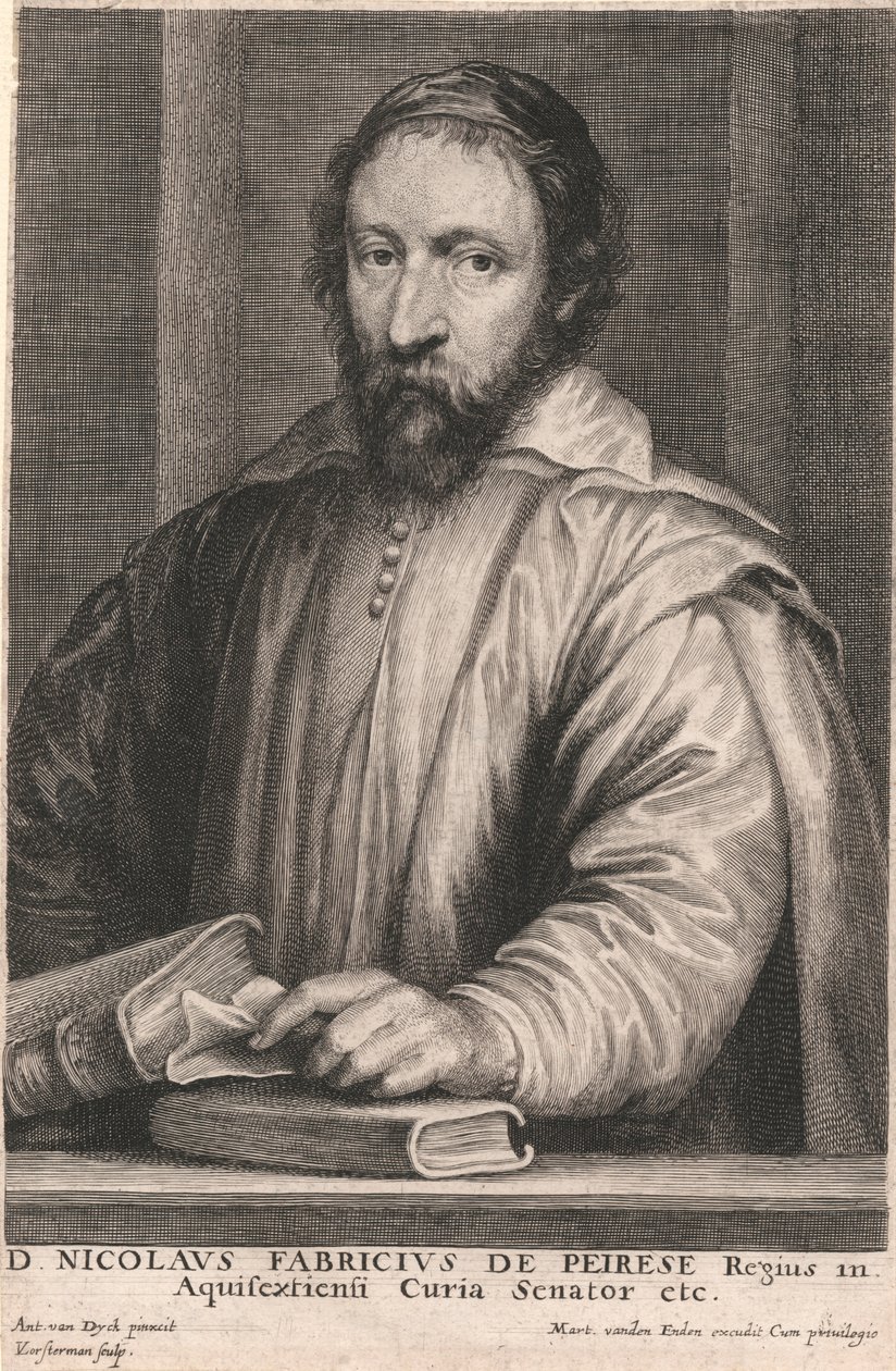 D. Nicolaus Fabricius de Peiresc door Lucas Vorsterman