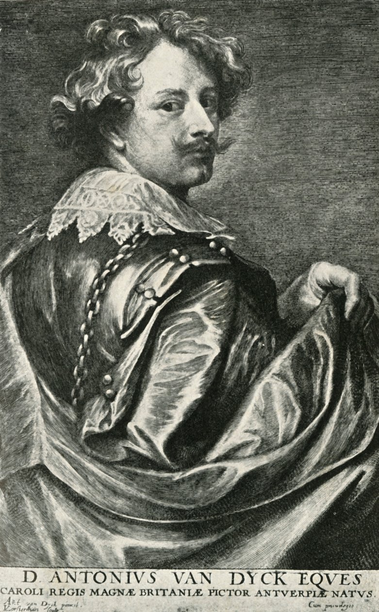Portret van Vandyck, 1906 door Lucas Vorsterman