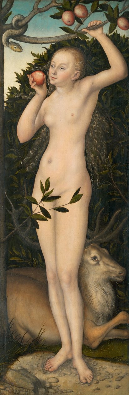 Eva door Lucas the Elder Cranach