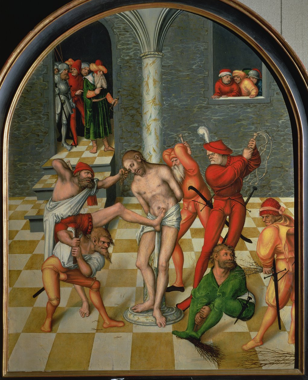 De geseling van Christus door Lucas the Elder Cranach