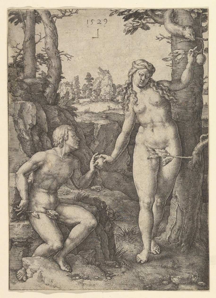 De Val van de Mens, 1529 door Lucas van Leyden