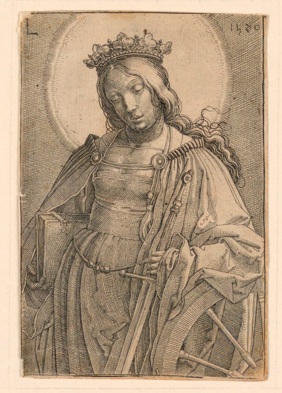 Sint Catharina door Lucas van Leyden