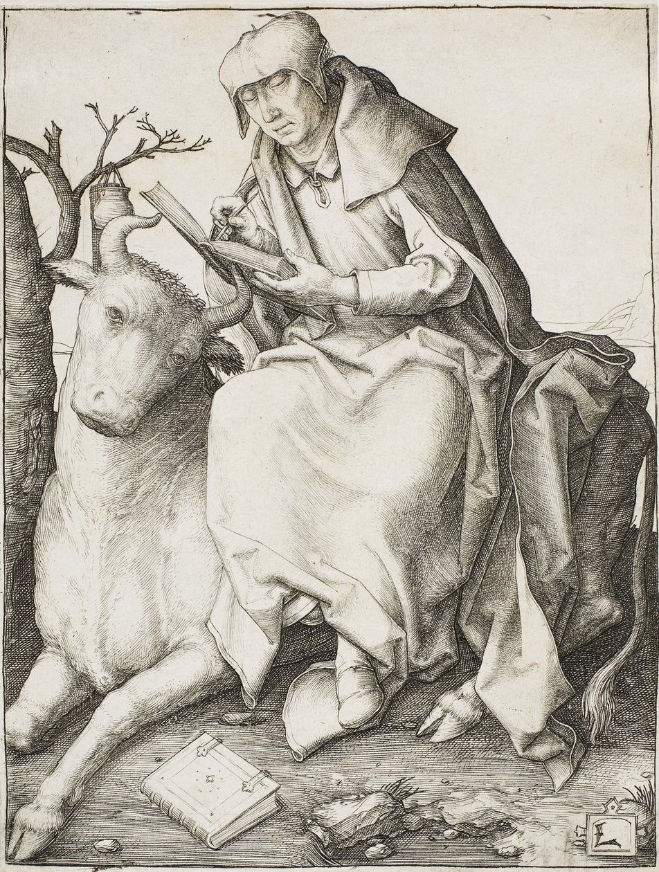 Sint Lucas, c.1508 door Lucas van Leyden