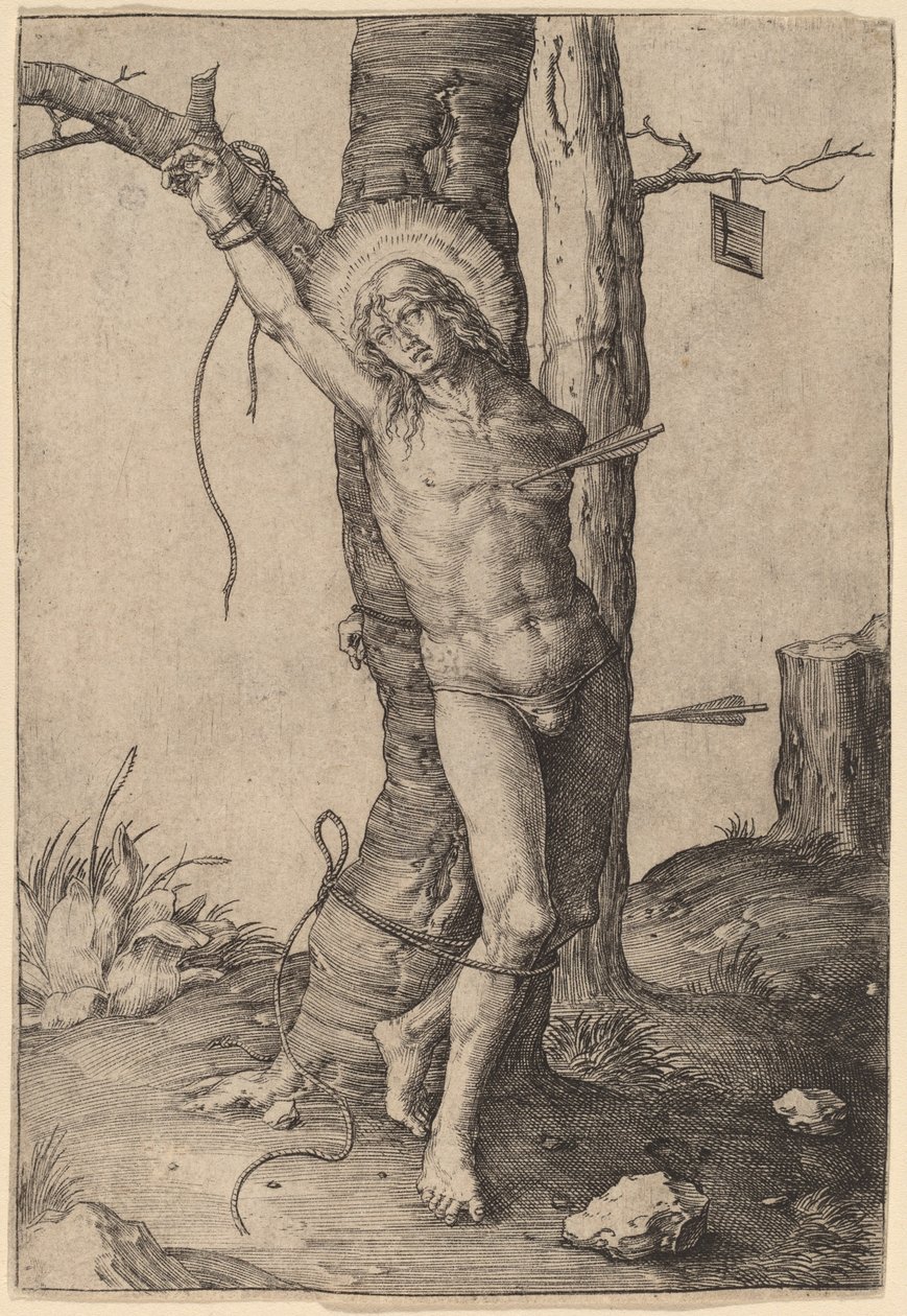 Sint Sebastiaan door Lucas van Leyden