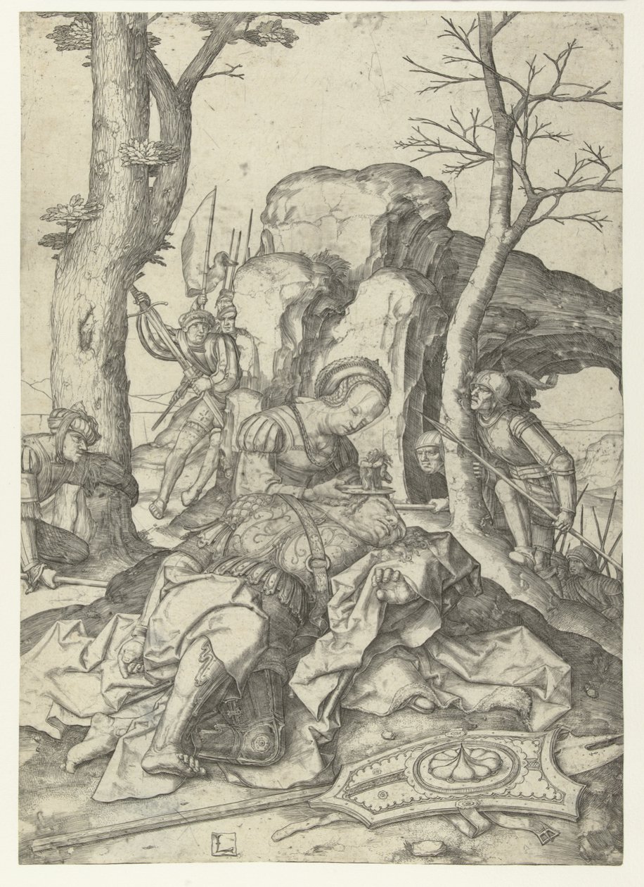 Simson en Delila door Lucas van Leyden