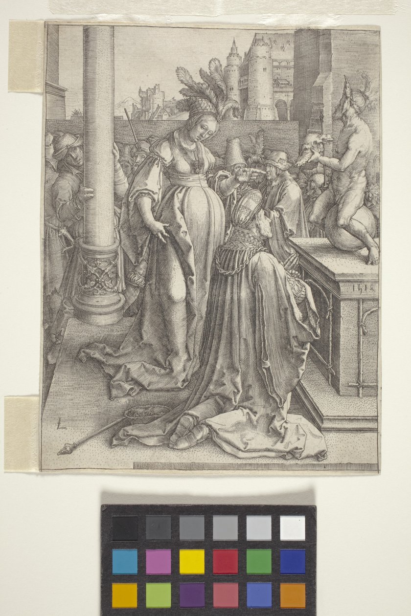 Afgoderij van Salomo door Lucas van Leyden