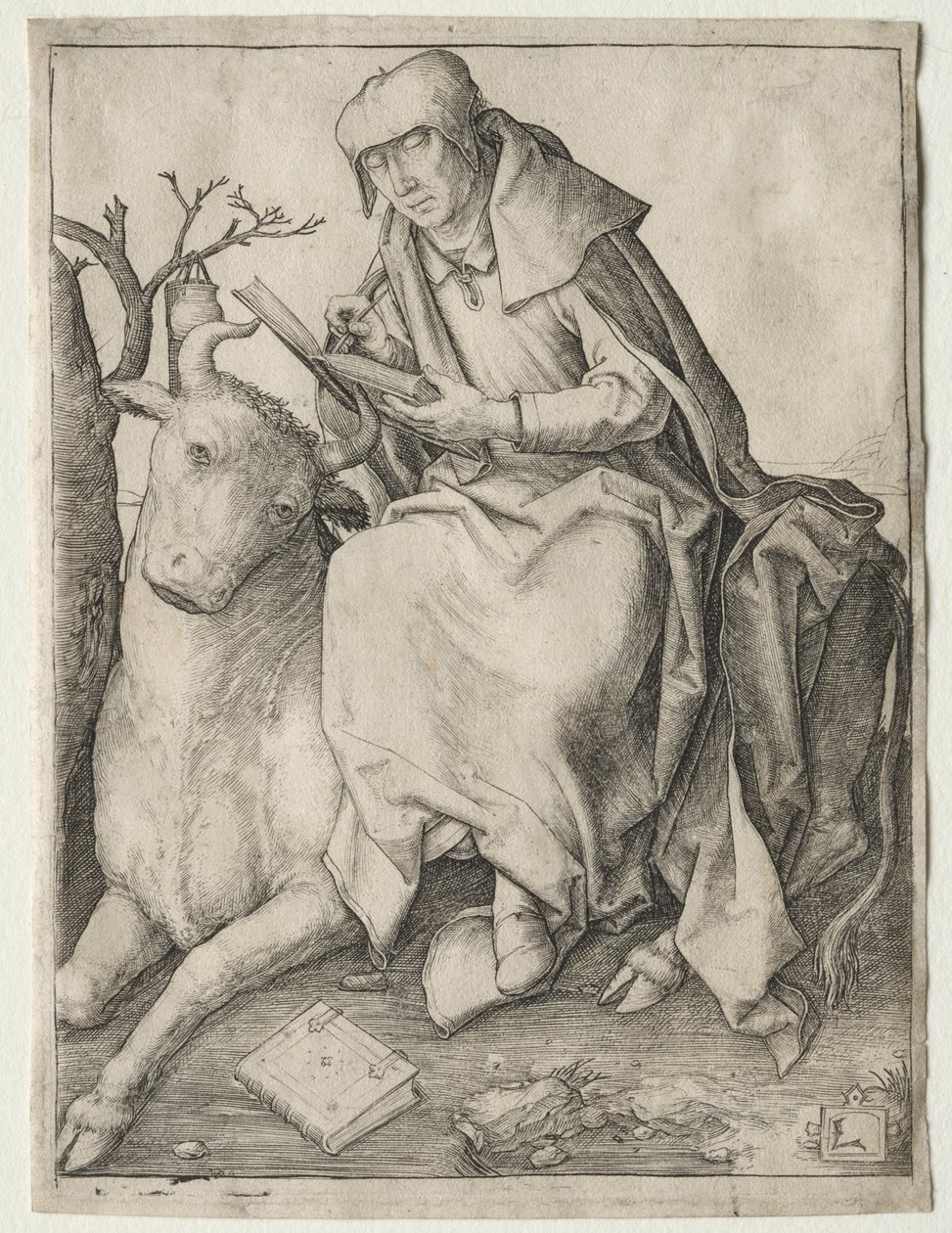Sint Lucas, ca. 1508 door Lucas van Leyden