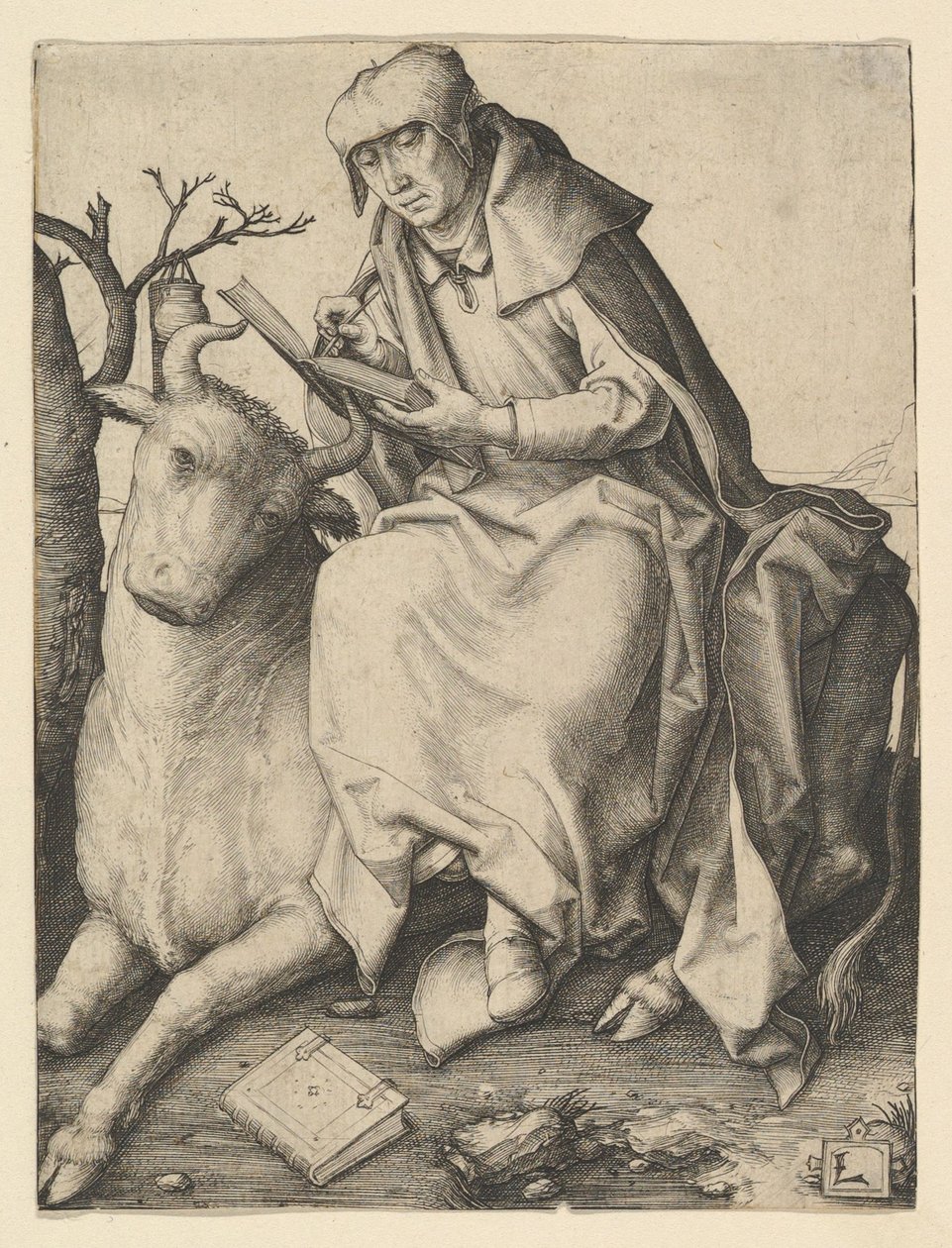 Sint Lucas, ca. 1508 door Lucas van Leyden