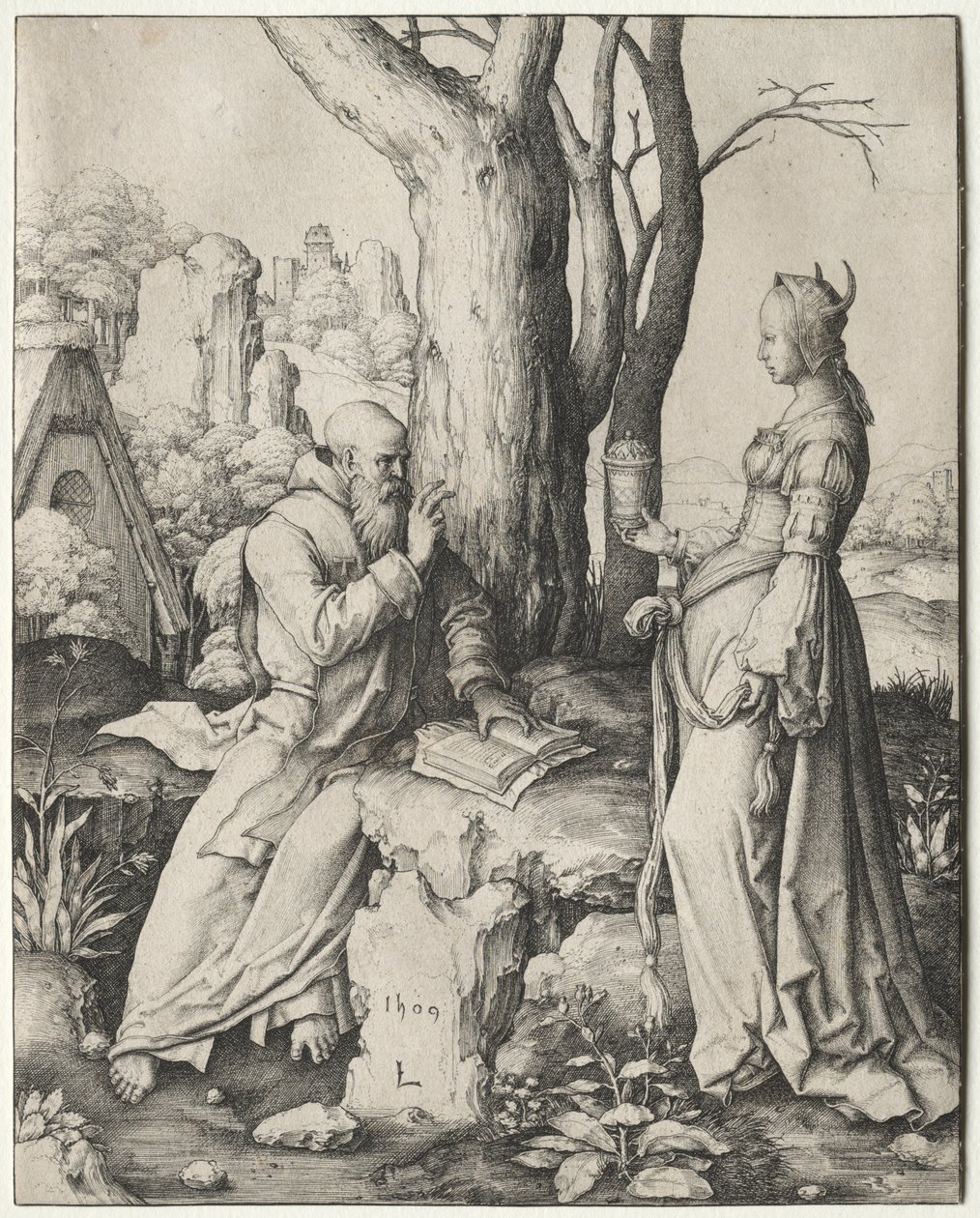 De Verleiding van Sint Antonius door Lucas van Leyden