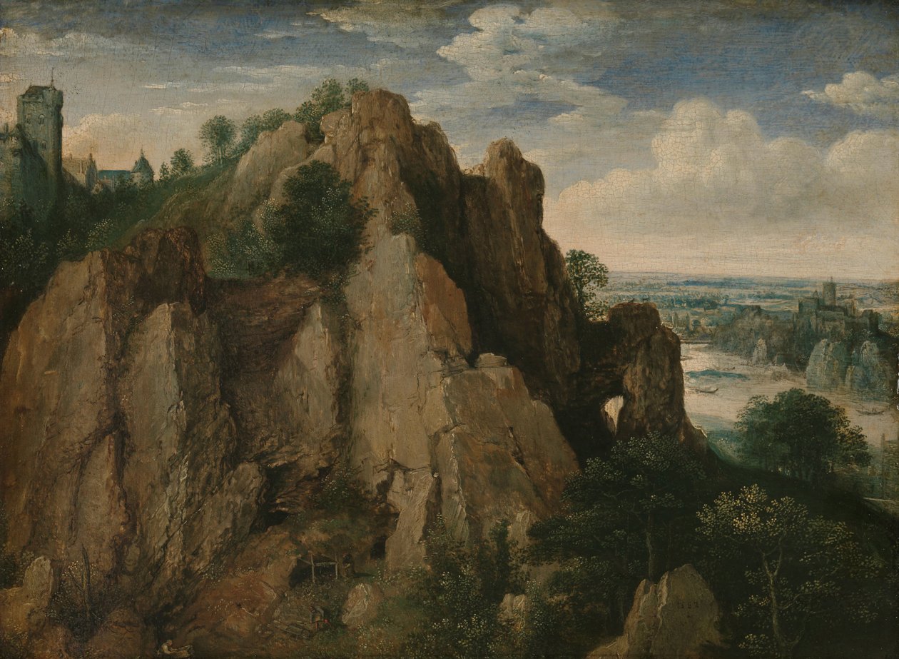 Berglandschap door Lucas van Valckenborch