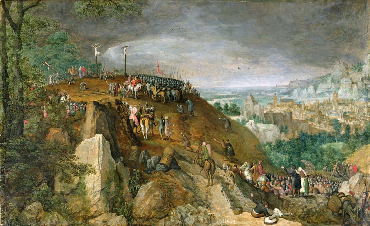 De kruisiging door Lucas van Valckenborch