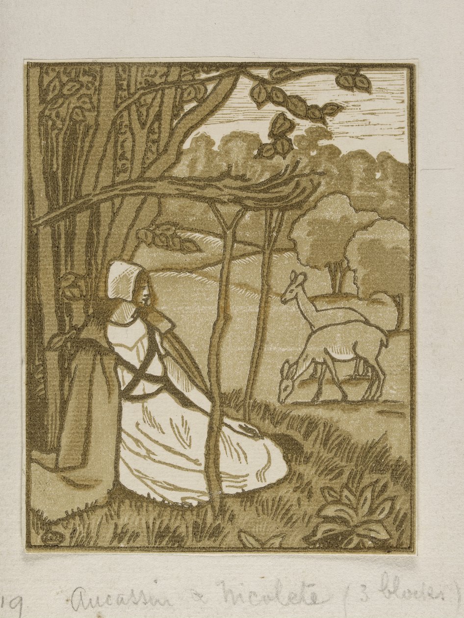 MS-catalogus van de houtsneden van Lucien Pissarro (houtsnede) door Lucien Pissarro