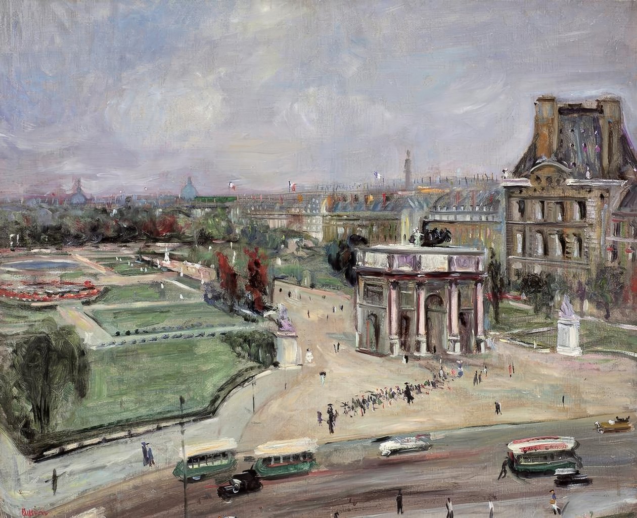 Arc du Carrousel door Lucien Adrion