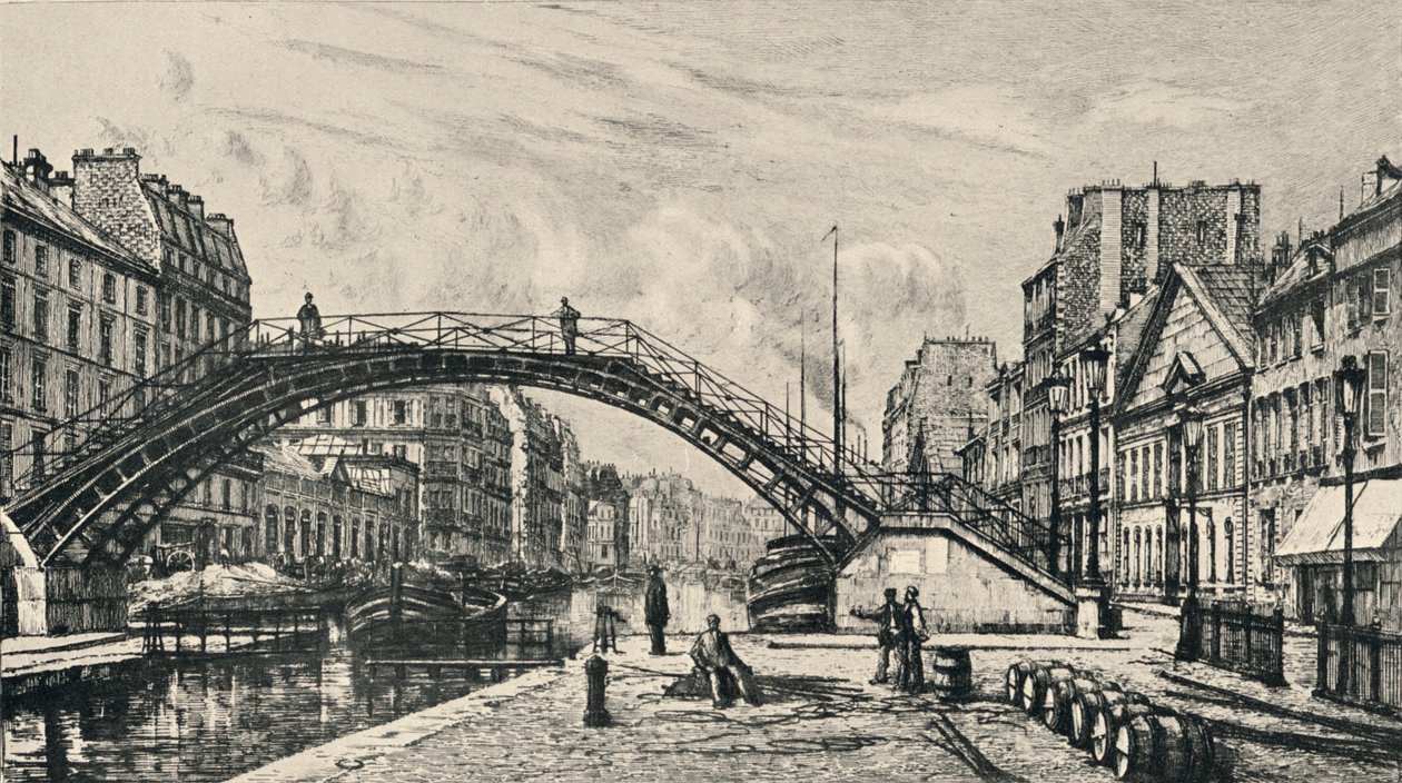 Quai de Jemmapes door Lucien Gautier