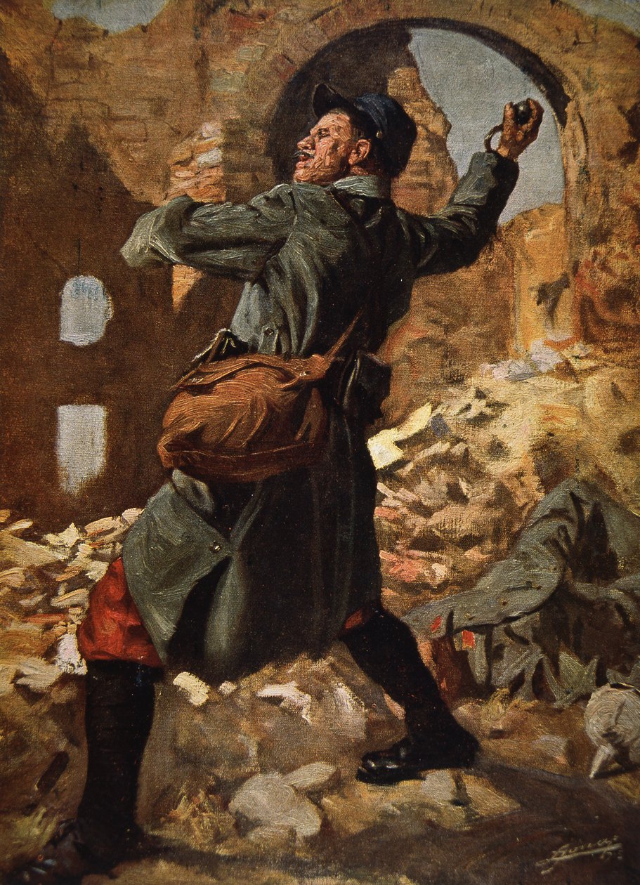 De grenadier van 1915 door Lucien Hector Jonas