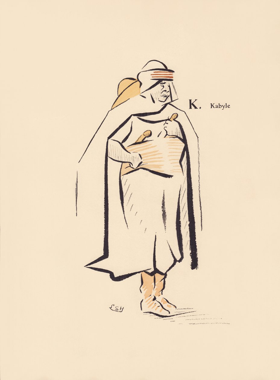 K. Kabyle door Lucien L. (active 1904) Henreaux