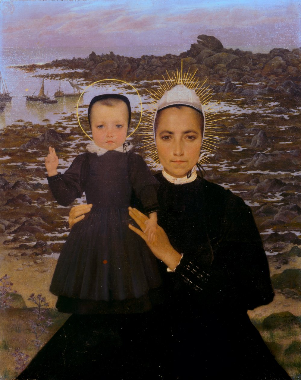 Onze-Lieve-Vrouw van Penmarch door Lucien Levy Dhurmer