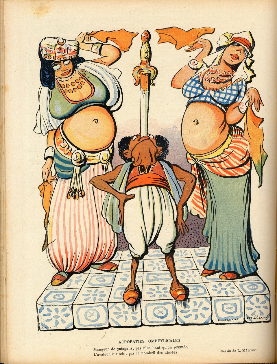 Le Rire, Satirisch in Kleuren door Lucien Metivet