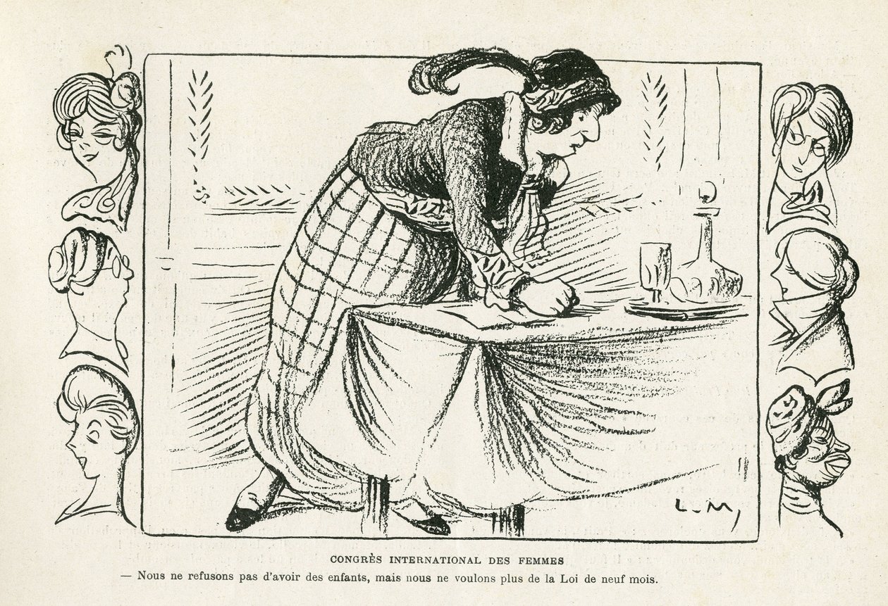 Illustratie in Le Rire door Lucien Metivet