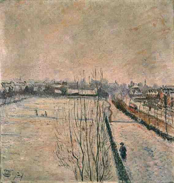 Stamford Brook, Londen door Lucien Pissarro
