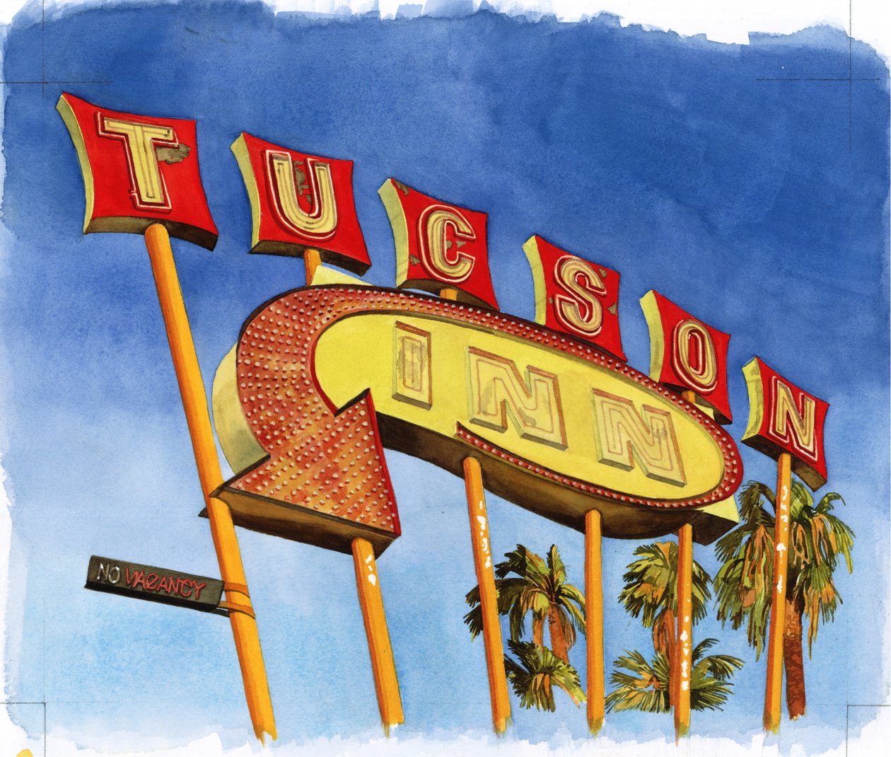 Tucson Inn door Lucy Masterman