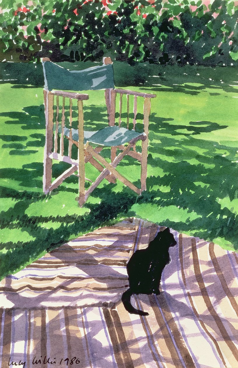 Zwarte Kat en Schaduwspel, 1986 door Lucy Willis