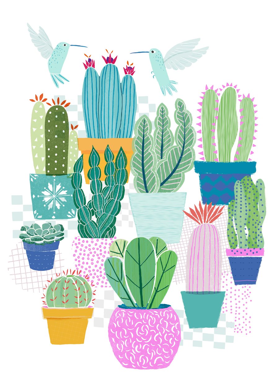 Cactus Liefde, 2015 (digitaal) door Lucy Banaji