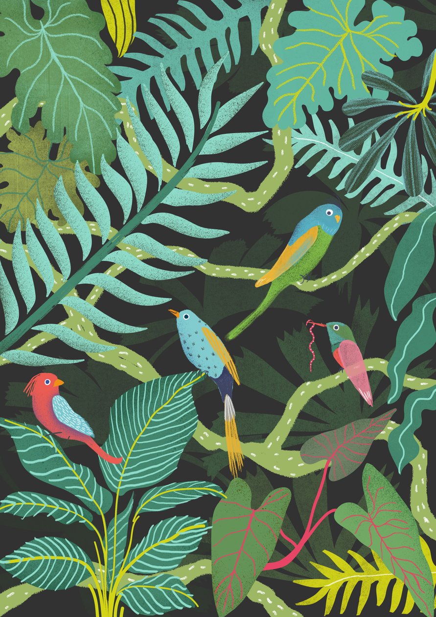 Exotisch, 2016 (digitaal) door Lucy Banaji