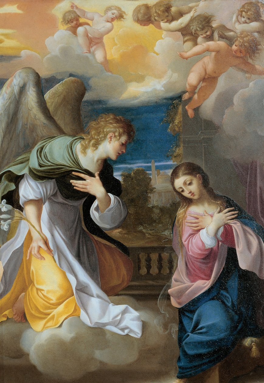 Annunciatie door Ludovico Carracci