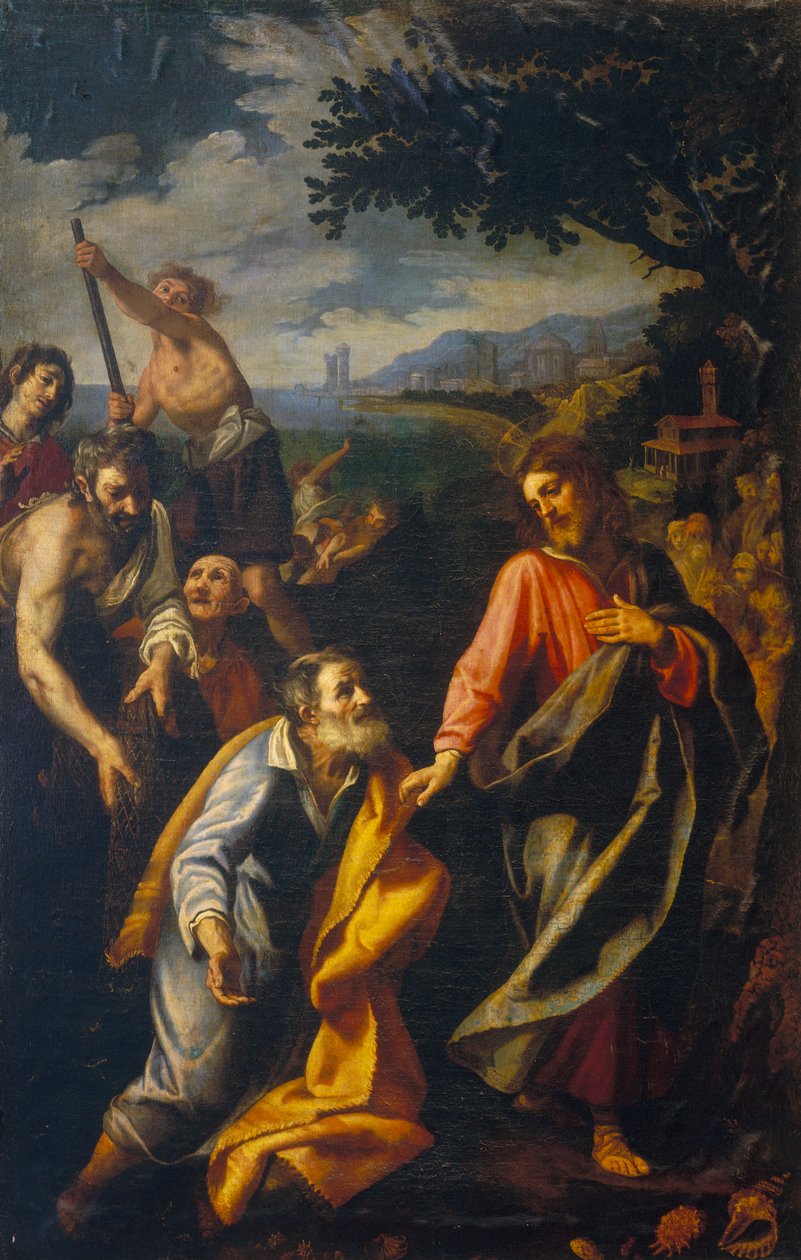 Christus verschijnt aan de Apostelen door Ludovico Cardi Cigoli
