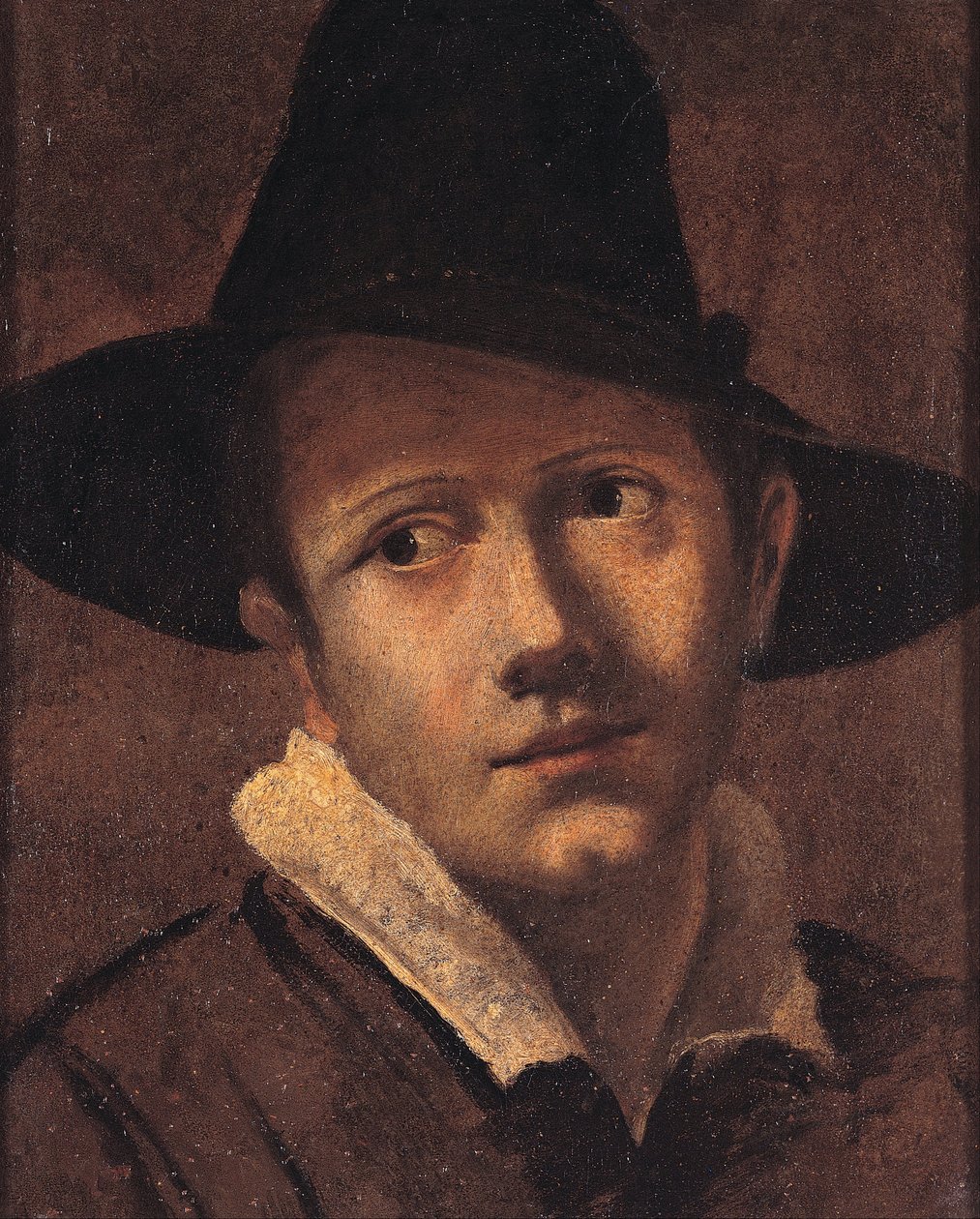 Portret van een jonge man door Ludovico Carracci