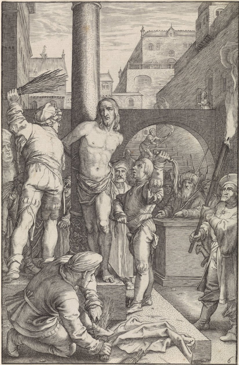 Geseling van Christus De Passie (serie) door Ludovicus Siceram